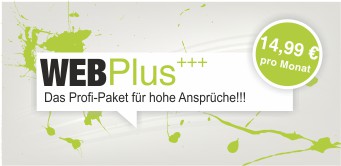 Web Plus - 14,99 € / Monat