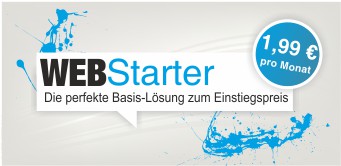 Web Starter - 1,99 € / Monat